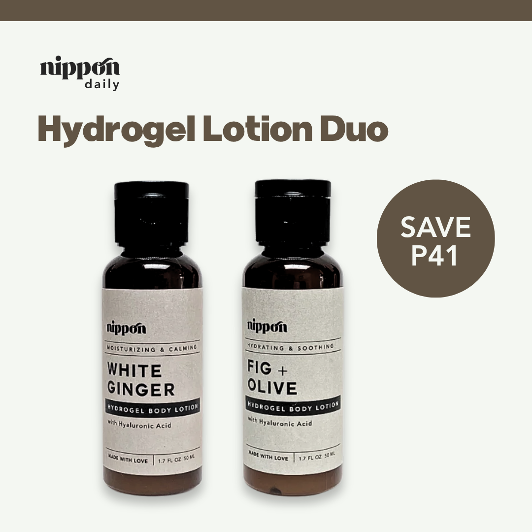 Nippon Daily Botanicals Hydrogel Lotion 50ml Sampler Duo (FO/WG)