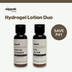 Nippon Daily Botanicals Hydrogel Lotion 50ml Sampler Duo (FO/WG)