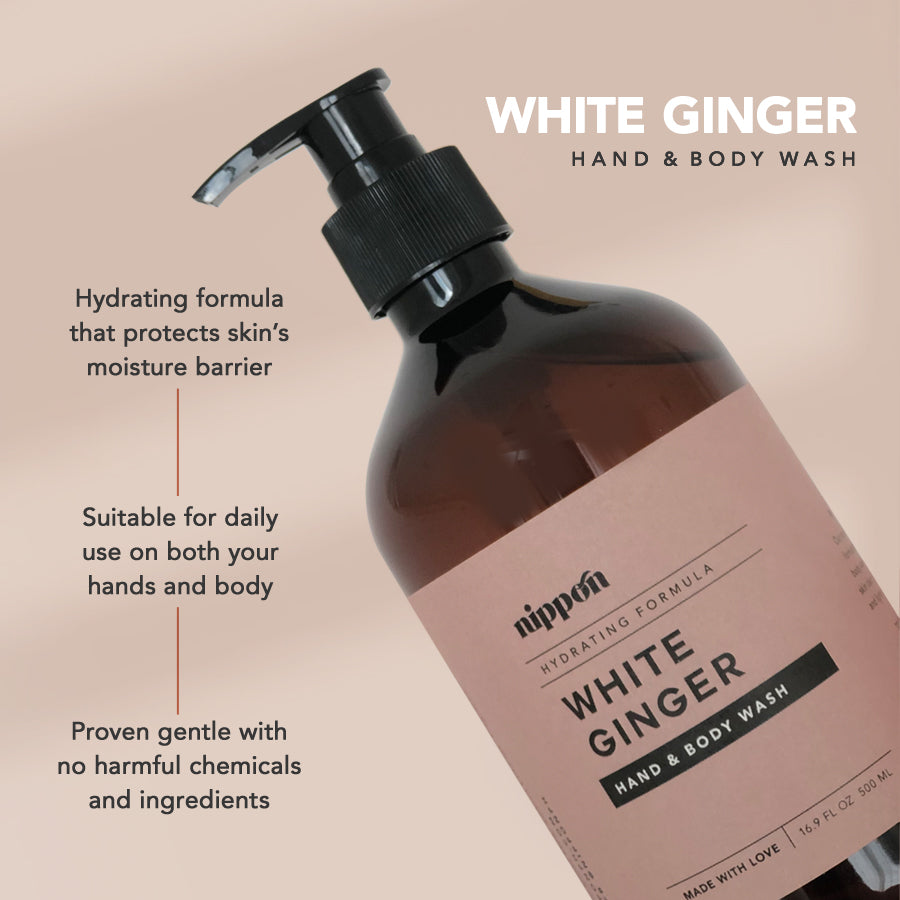 White Ginger Hand & Body Wash 500ml