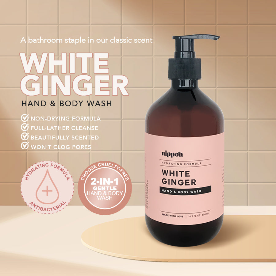 White Ginger Hand & Body Wash 500ml