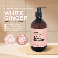 White Ginger Hand & Body Wash 500ml