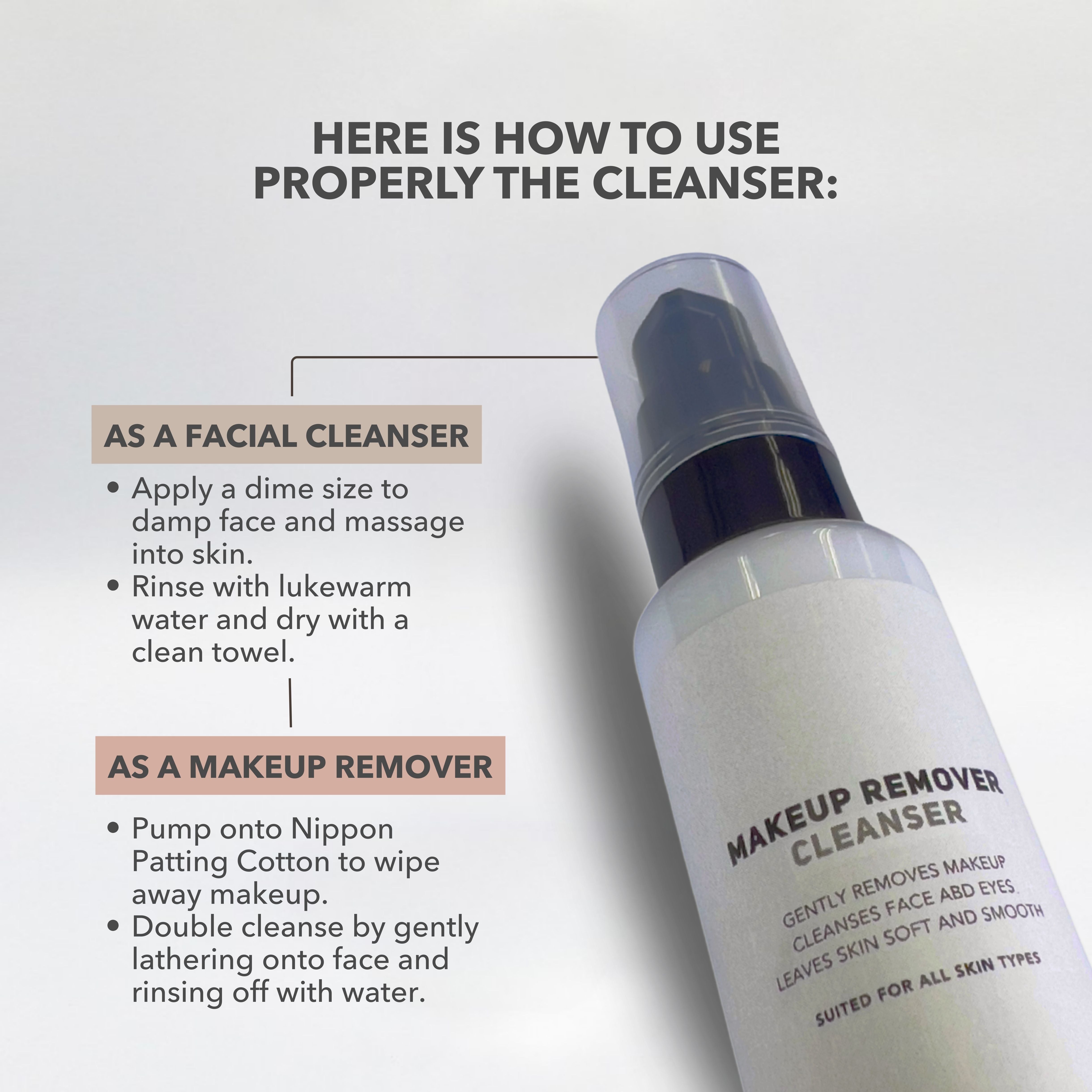 Makeup Remover Cleanser 60ML