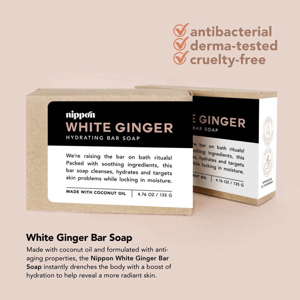 White Ginger Bar Soap 135g