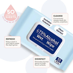 Alcowipes 75% Trio