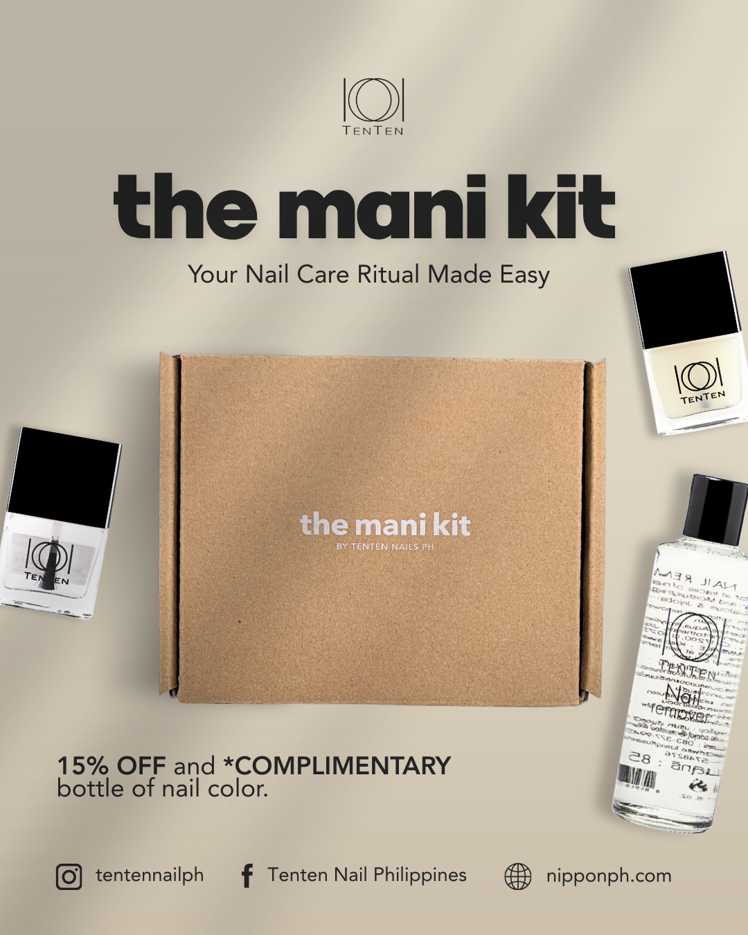 TenTen Home Mani Kit